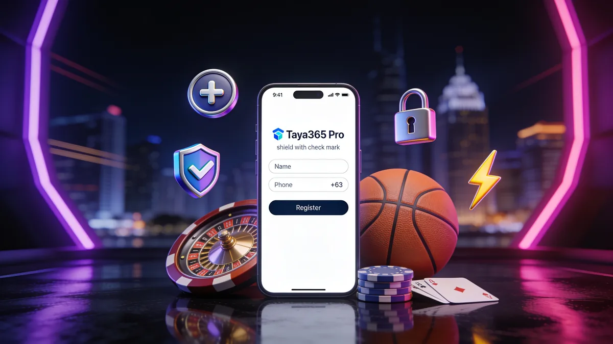 How to Register at Taya365 Pro: Step-by-Step Guide for players in the Philippines